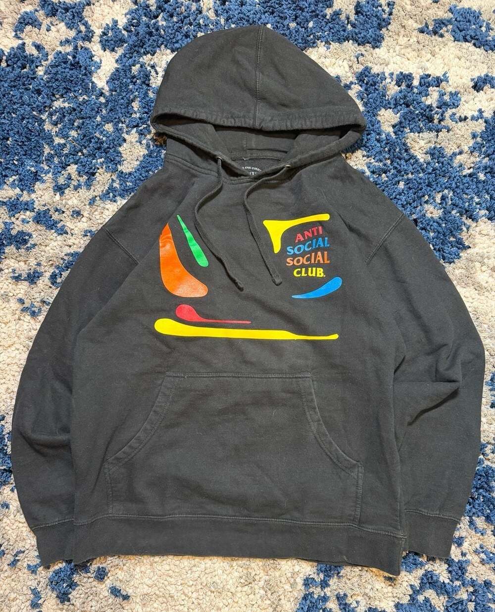 Anti Social Social Club Graphic Hoodie Black Size M